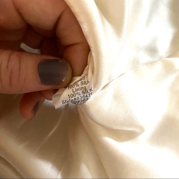 Alice + Olivia Geometric Print Silk Dress - Picture 3 of 4